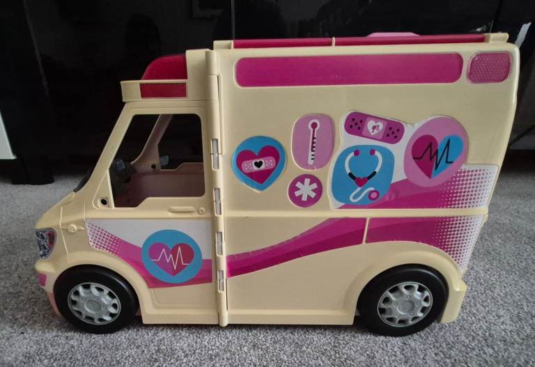 Barbie ambulance, in good condition