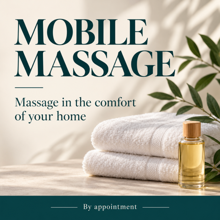 Mobile Massage at Your Home | Deep Tissue & Swedish
