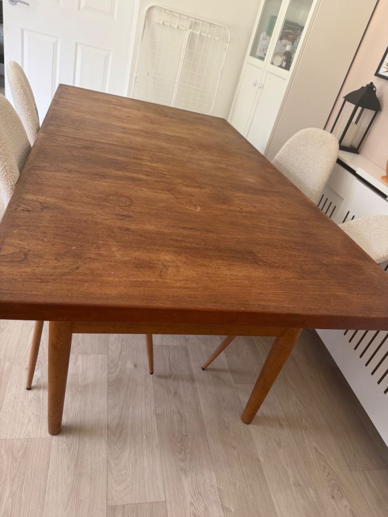 Vintage Extendable Teak Dining Table – Mid Century Style. Open to offers