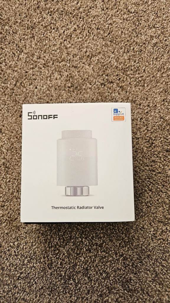 Sonoff TRVZB Zigbee thermostatic radiator valve
