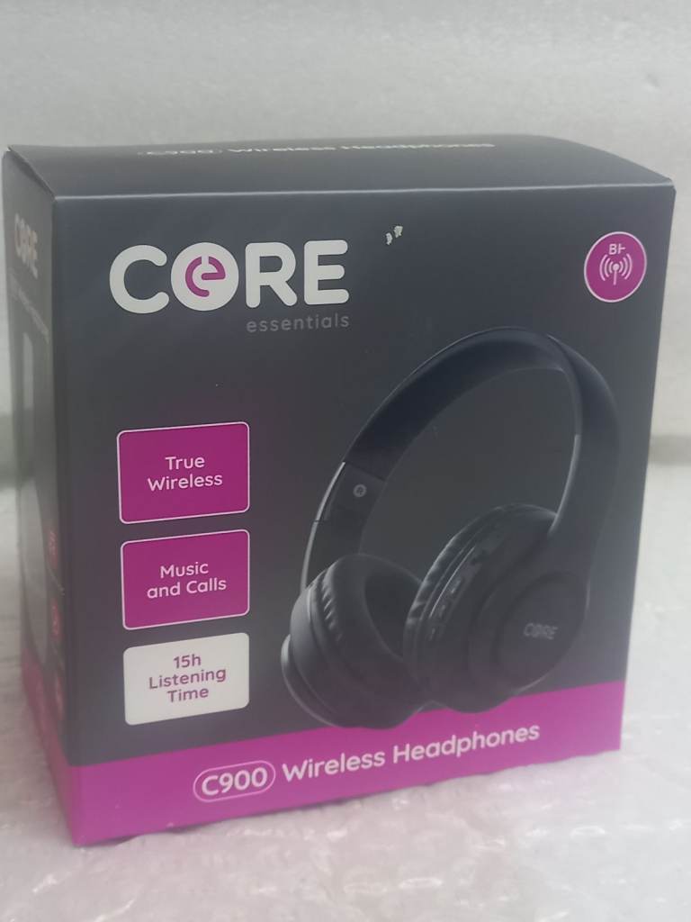 CORE C900 Wireless Headphones - New in Box