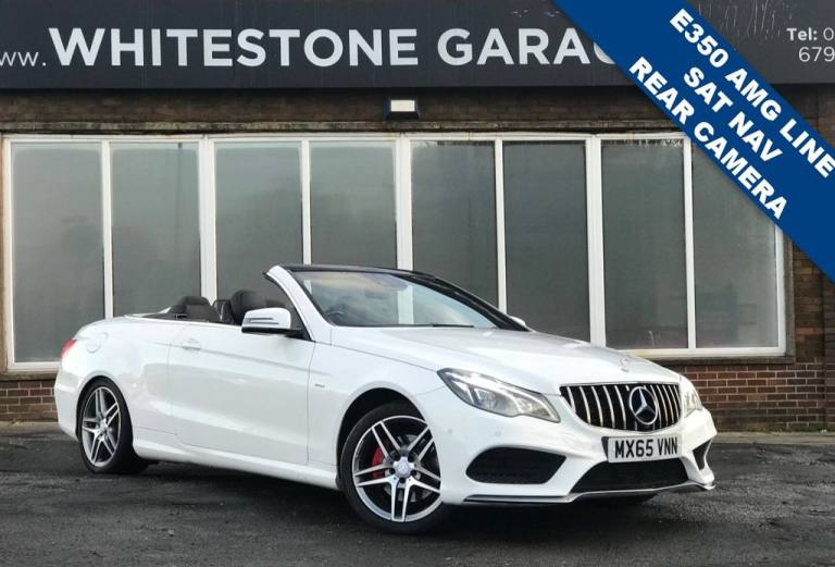2015 65 MERCEDES-BENZ E-CLASS 3.0 E350D V6 BLUETEC AMG LINE CABRIOLET 2DR DIESEL