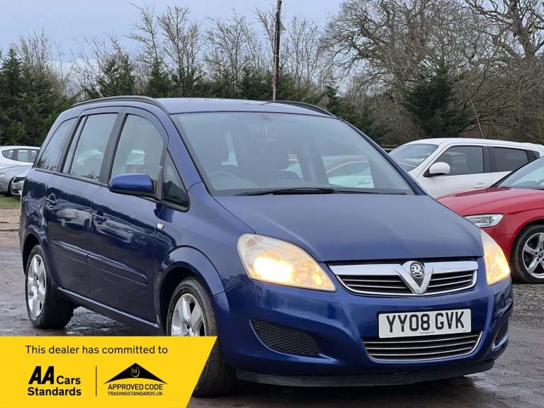 2008 Vauxhall Zafira 1.6i Exclusiv 5dr MPV PETROL Manual