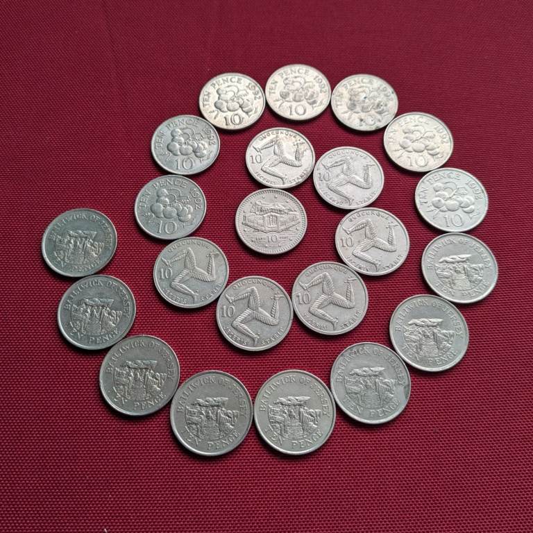 10p 1990+ Commonwealth 10 pence coins