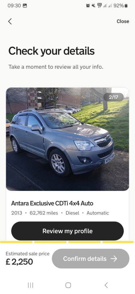 Vauxhall antara