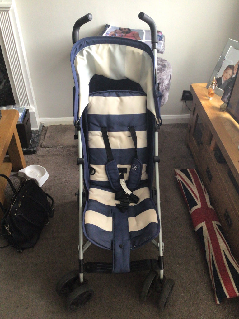 My Babiie Billie Faiers Pushchair - Blue Stripes  