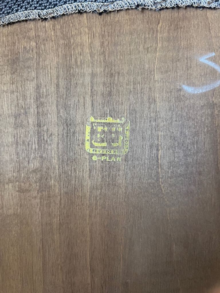 2 G-Plan mid century Upright/Dining room chairs in good condition.