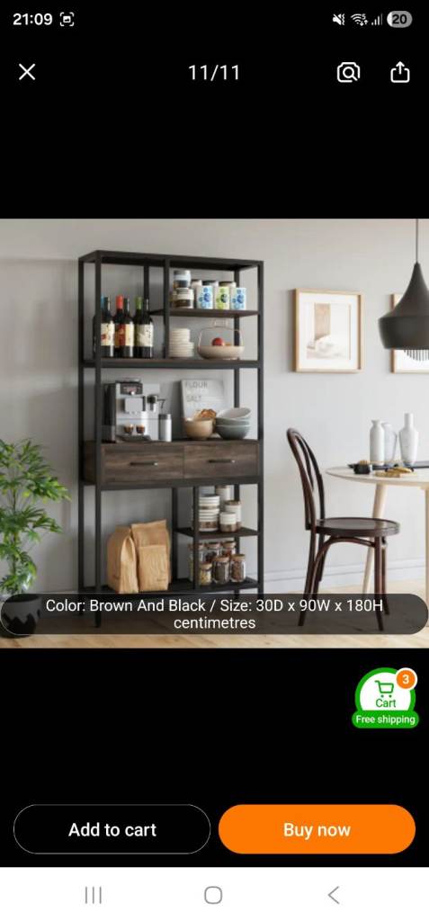 Metal bookcase/storage (closest price will be considered)