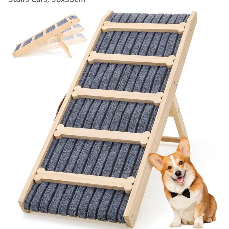 Wooden dog ramp 