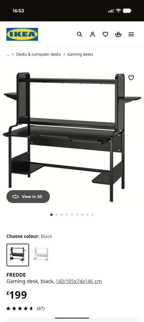 Gaming Desk Office Table 