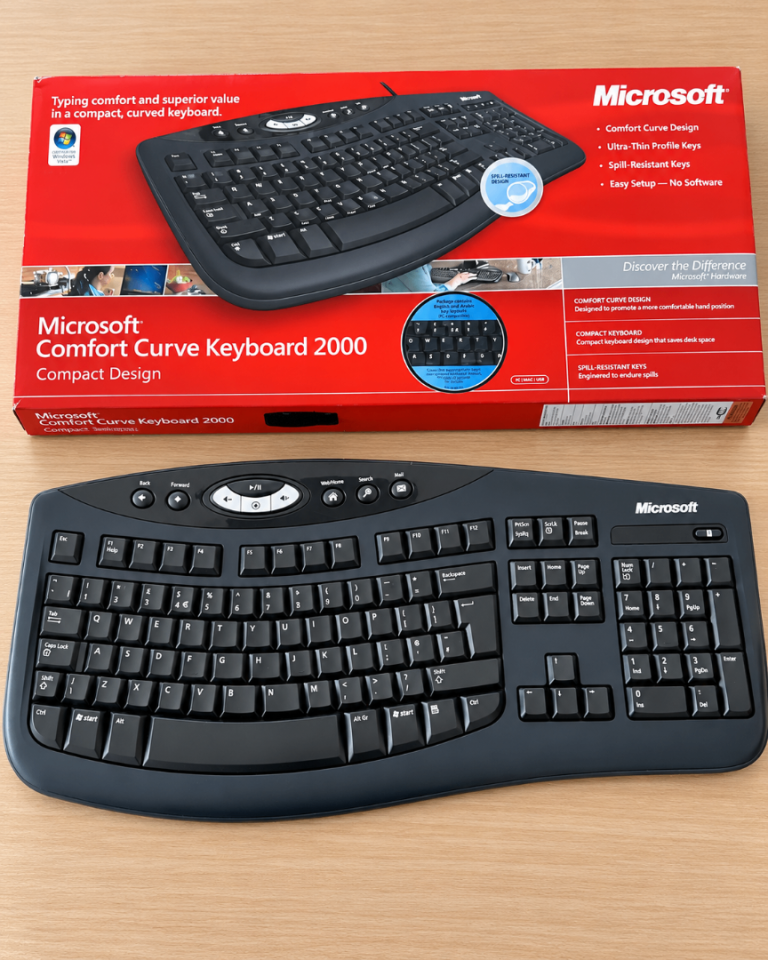Microsoft Comfort Curve Keyboard 2000 - As Good As New