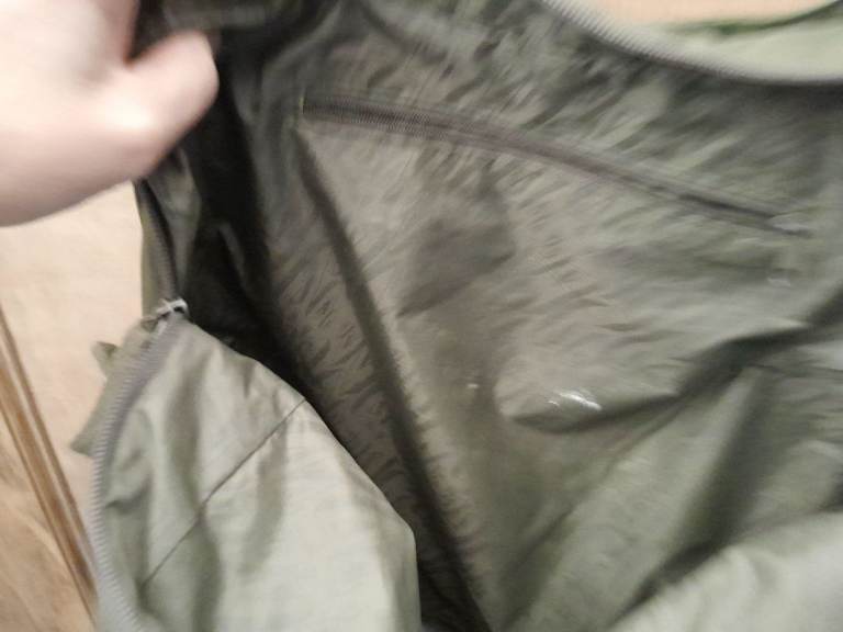 Green casual shooder bag