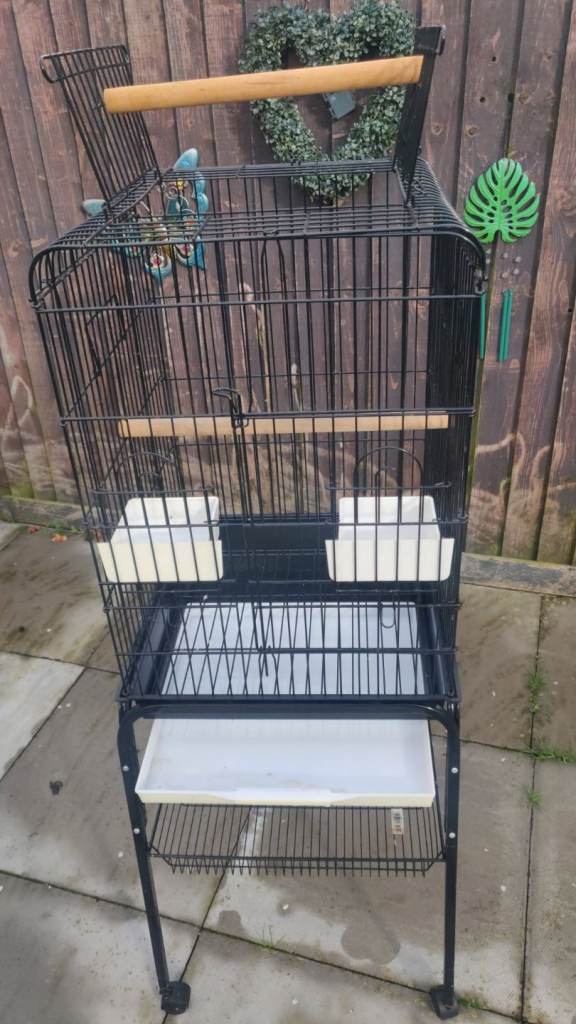 Parrot Cage with Stand – Good Condition