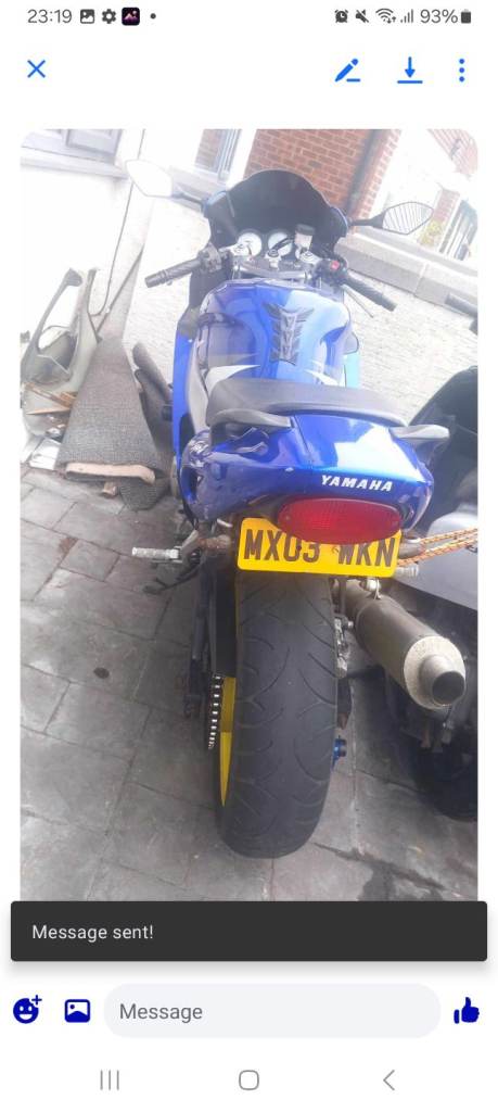 Yamaha, YZF, 2003, 599 (cc)