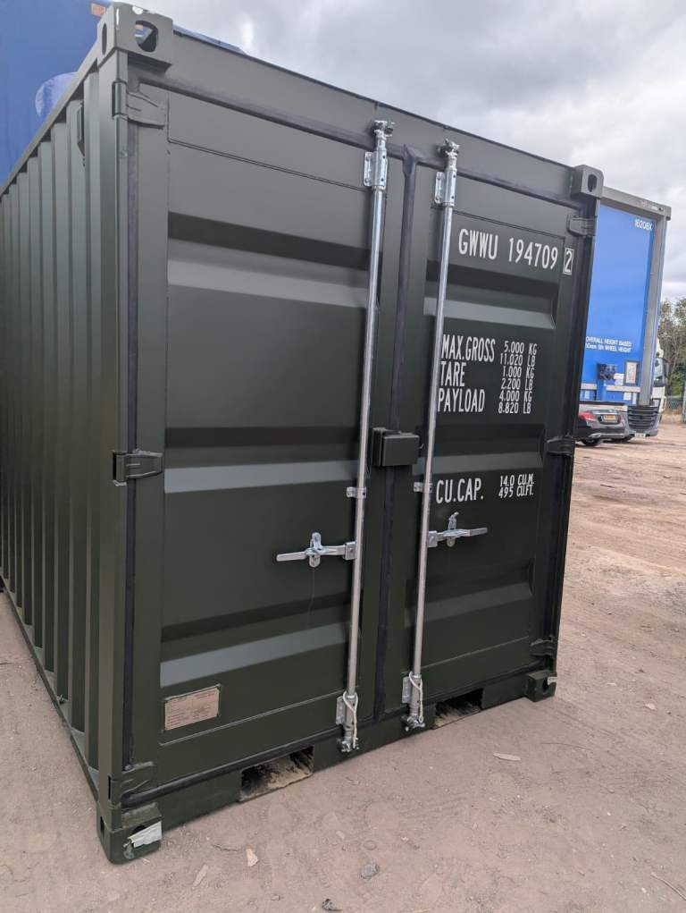 6ft Brand New Shipping Container For Backyard Garden Or For Storage For Sale UK