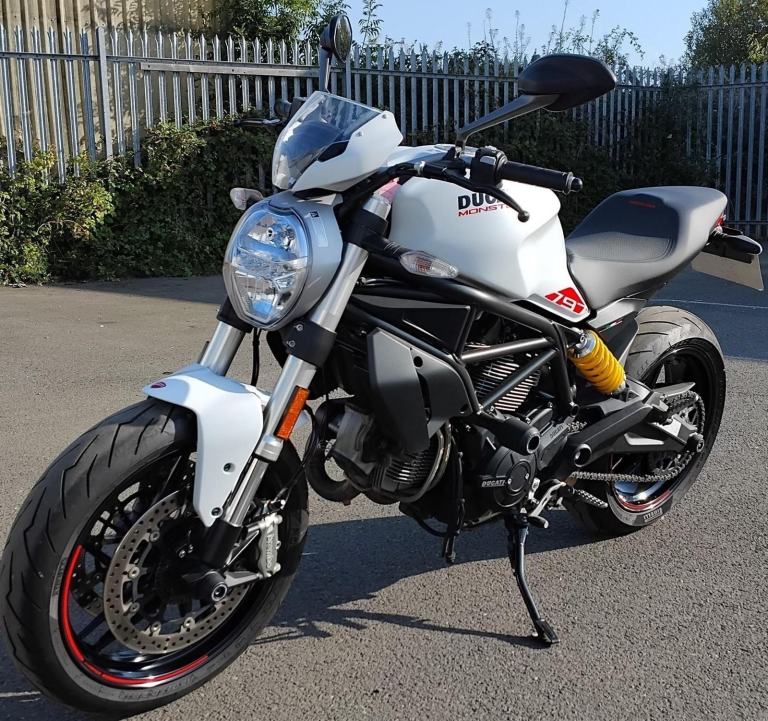2019 69 DUCATI MONSTER M797 WHITE 10k MILES CLEAN NAKED HPI CLEAR ROADTSER