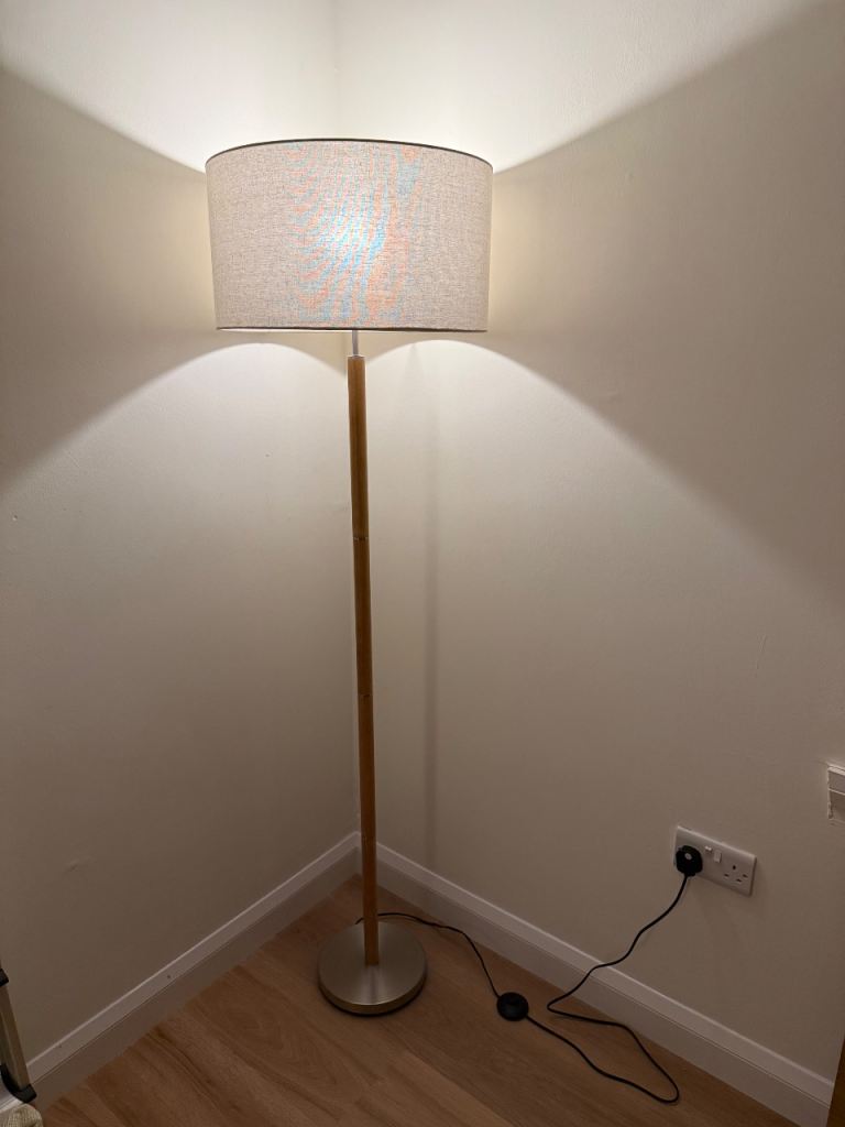 John Lewis floor lamp with shade