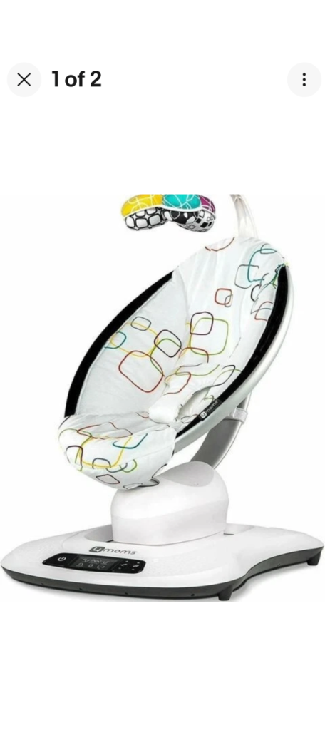 4Moms Mamaroo + Newborn insert 