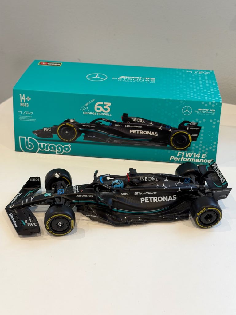 Bburago F1 Model Cars - Mercedes W14 & McLaren MCL60, As Good As New