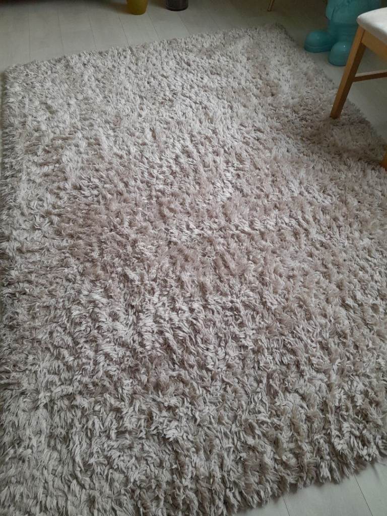 Large cream rug