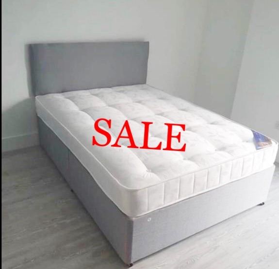 Brand new Double divan bed small double single kingsize king size beds mattress headboard 