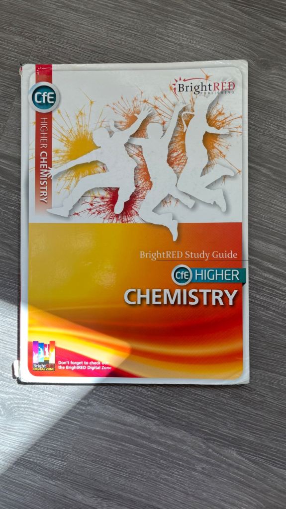 Higher chemistry BrightRED study guide