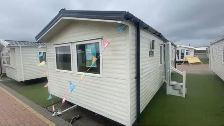 Brand new sited static caravan for sale in North Wales - NO AGE LIMIT