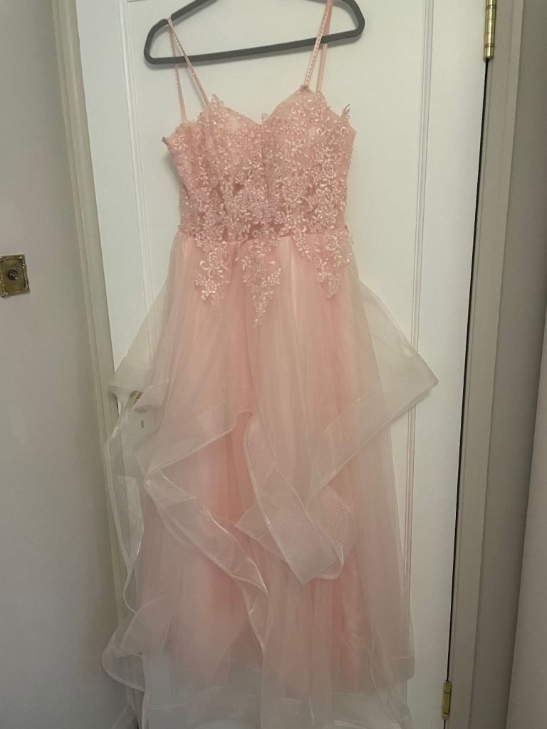 Prom party pink party dress