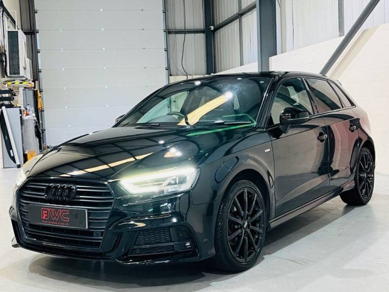 2017 67 AUDI A3 1.5 TFSI COD BLACK EDITION SPORTBACK 5DR PETROL MANUAL EURO 6 (S