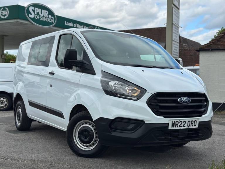 2022 Ford Transit Custom 2.0 300 EcoBlue Leader Crew Van Double Cab 5dr Diesel Manual L1 H1 Euro ...