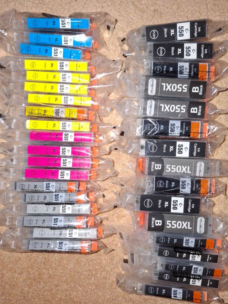 Canon 551XL compatible ink cartridges 