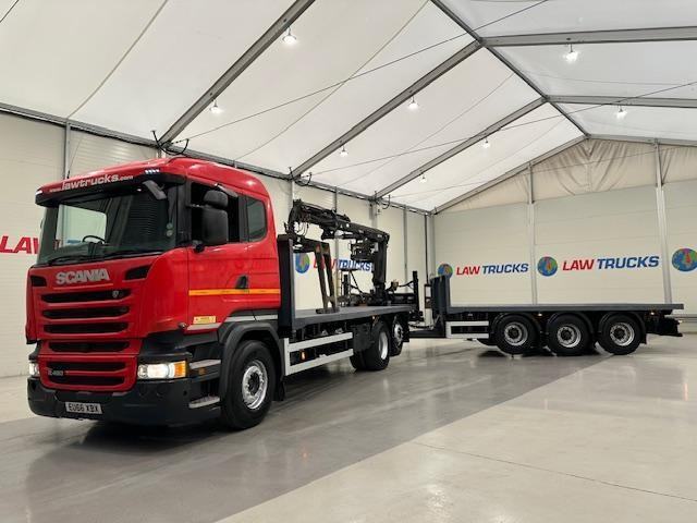 Scania R410 6x2 Rear Lift Brick Grab Drawbar