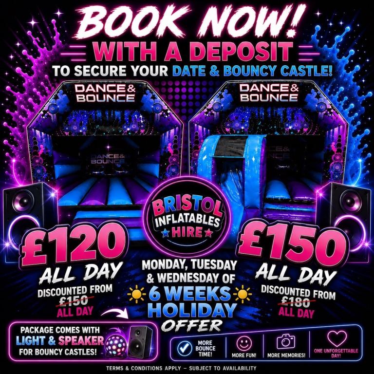 Inflatable Dance & Bounce Castle - New Offers