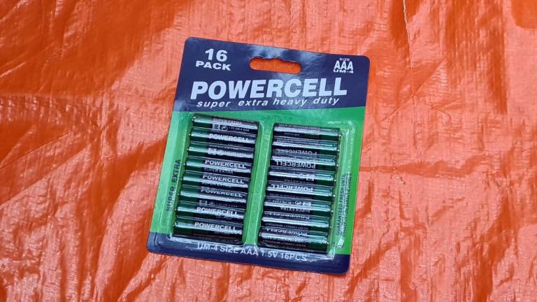 16 Pack AAA PowerCell Batteries – Long-Lasting Energy for Electronics 