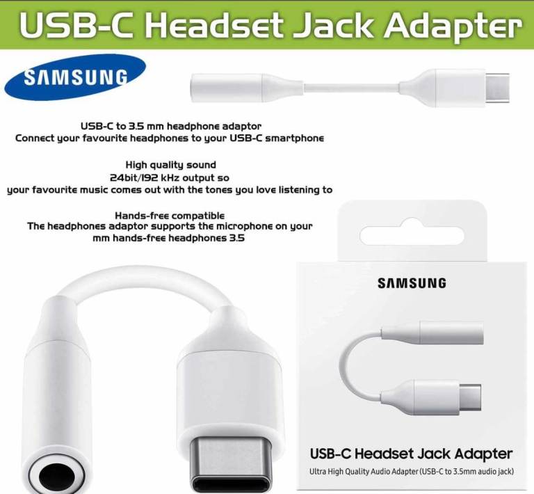 Samsung USB-C to 3.5mm Jack Headphone Adaptor