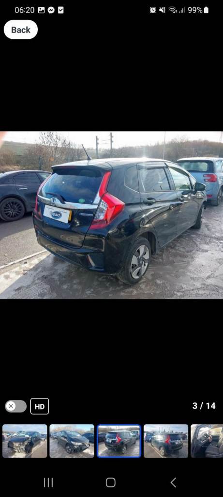 Honda fit 2016 breaking 