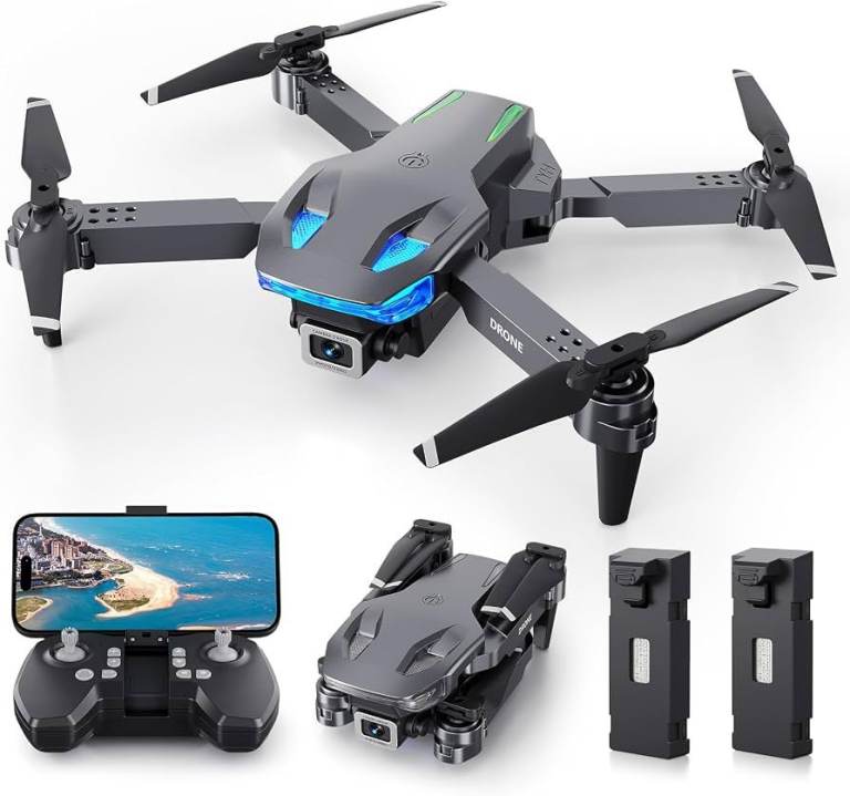 New Foldable Drone with 1080P HD Camera and 2 Batteries