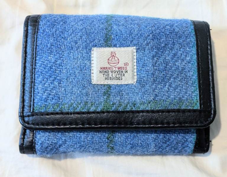 Harris Tweed Hand made Ladies wallet