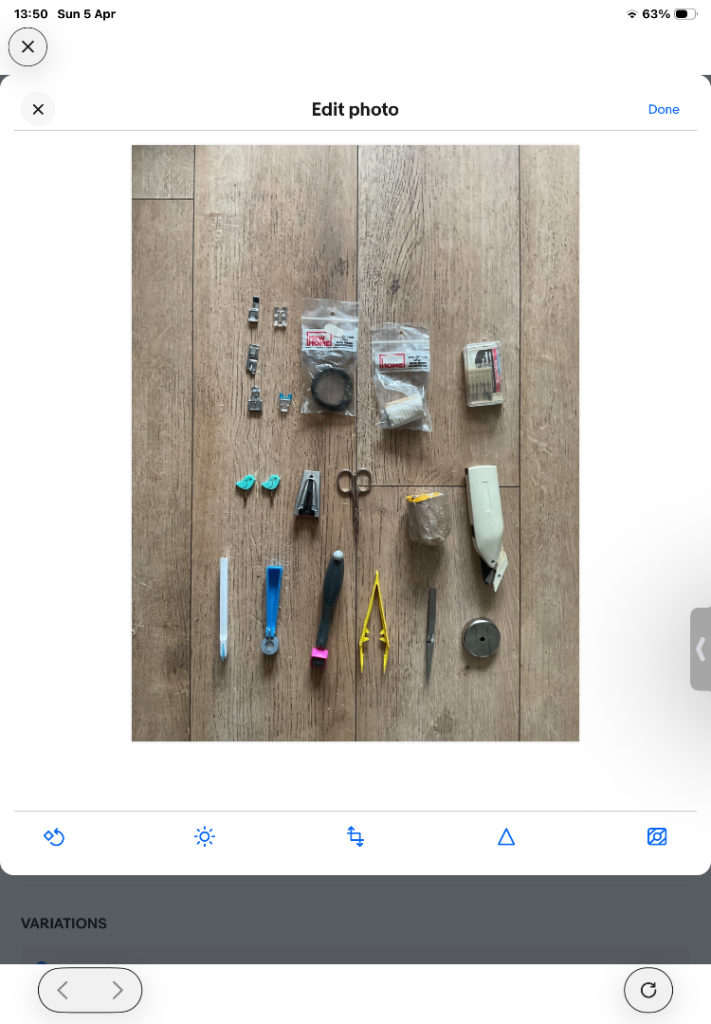 20 Craft/ Sewing machine + sewing Items Mixed Lot