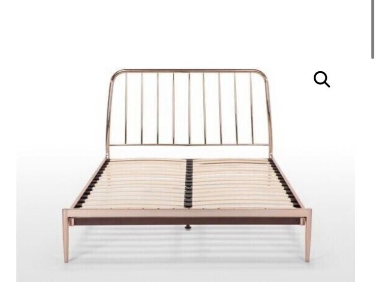 Made .com king size bed (Alana frame) and zero gravity healthopedic mattress 