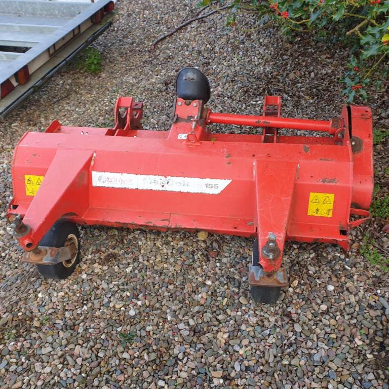 Trimax fx155 flail bmower  front mounted   kubota  salvage