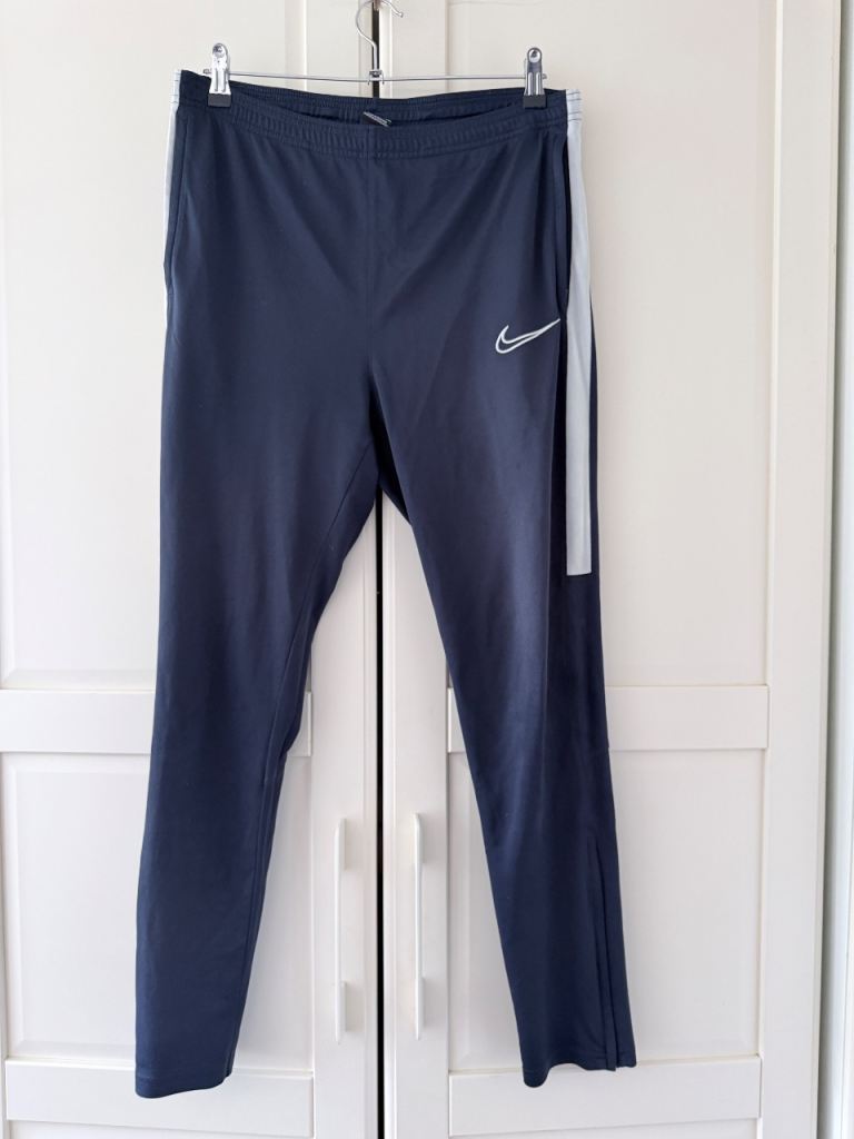 Nike Dri-FIT Tracksuit Bottoms - Navy Blue, Size M