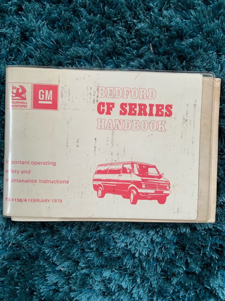 Original Bedford CF series van handbook