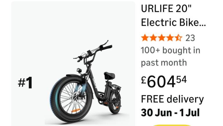 Electric bike 250w new in box
