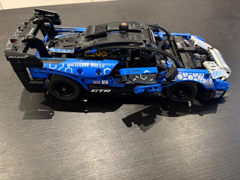 LEGO racing car model