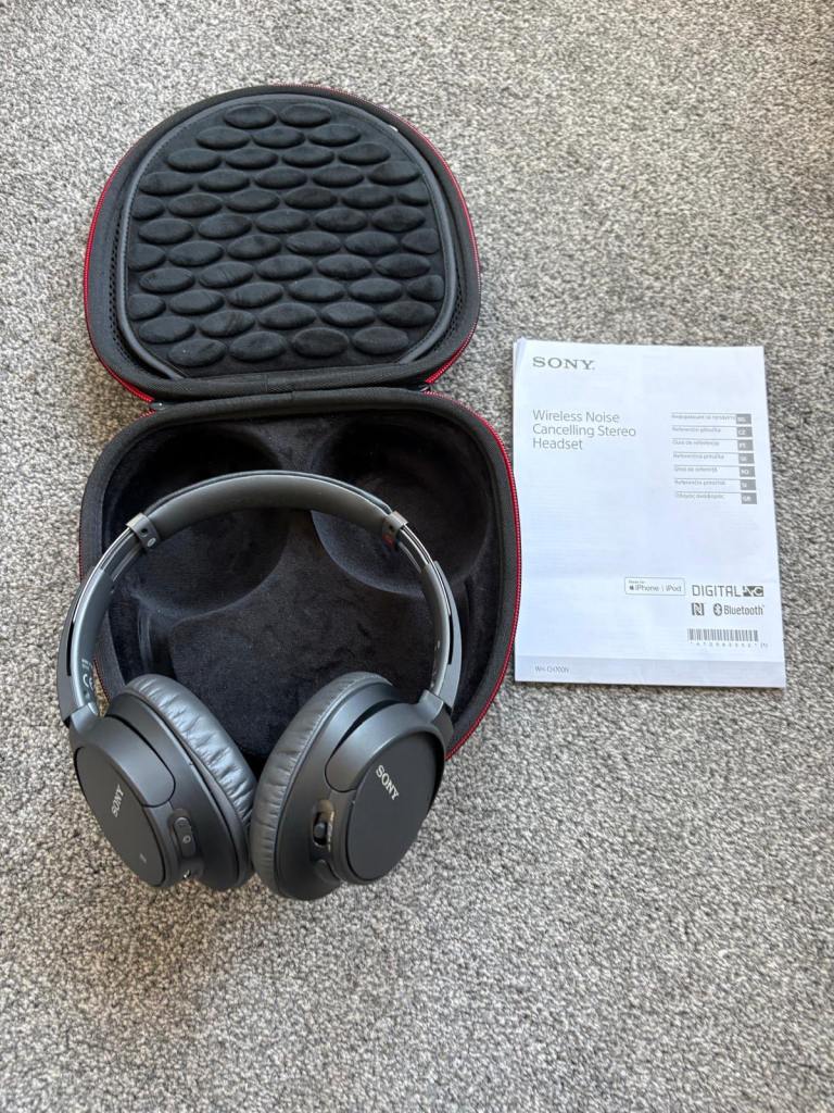 Sony Wireless Noise Cancelling Stereo Headset – WH-CH700N, Good Condition