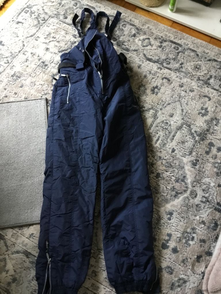 image for Navy Unisex Salopettes - Size 8/10uk - New