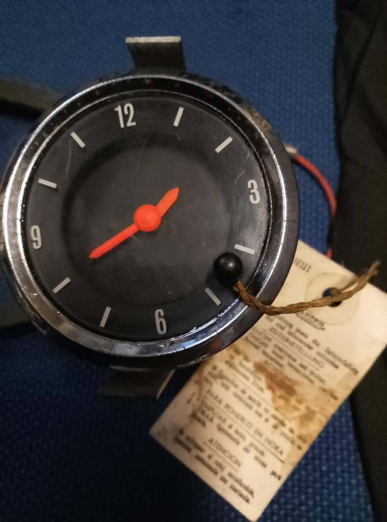 NEW OLD STOCK JAEGER 12 VOLT CLOCK