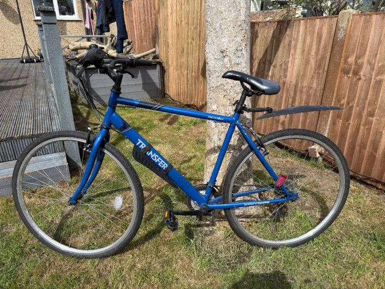 Apollo Transfer Bike - Blue 18 speed