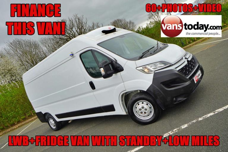 2022 Citroen Relay 2.2 Relay 35 L3H2 Enterprise Blue HDi Fridge Van with Standby Temperature Cont...